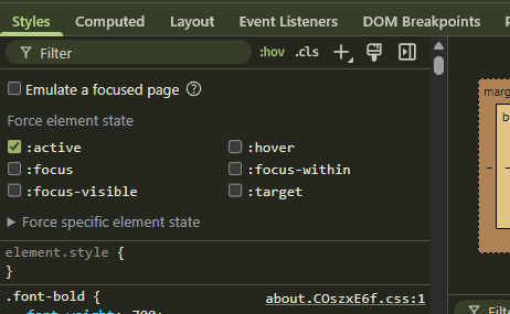 Toggle pseudo-states